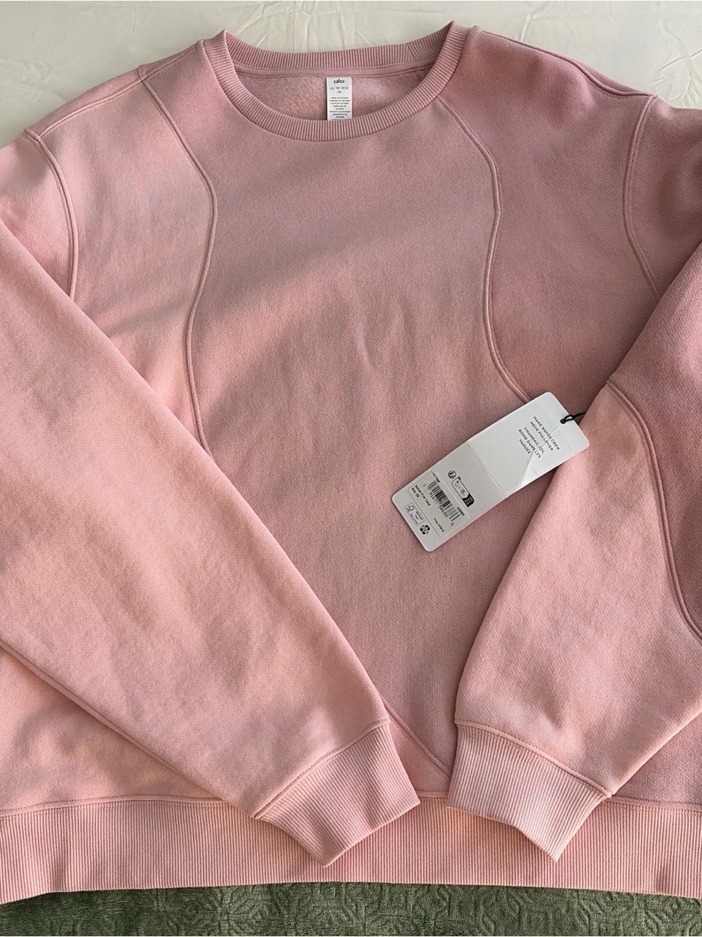 ALO Yoga Dusky Pink Sweatshirt Pullover